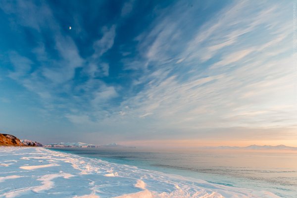 Охотское море зимой