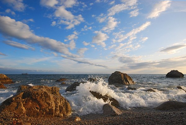 Берег моря Крымский пейзаж