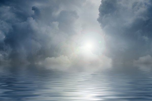 Море в дымке