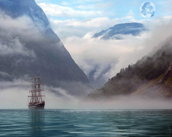 Море Минимализм