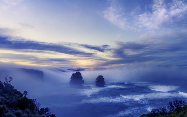 Туман над морем