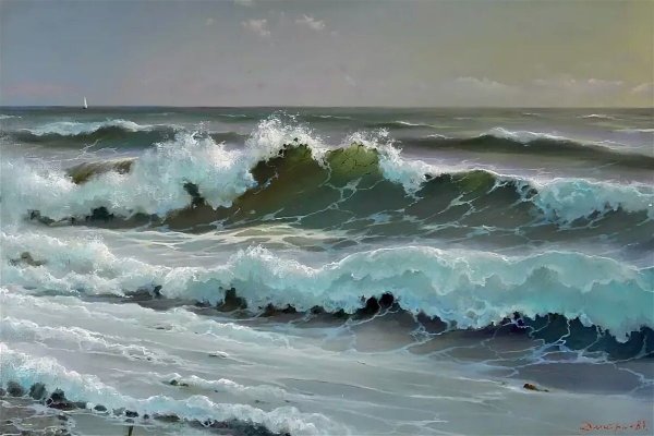 Художник Дмитриев Георгий море