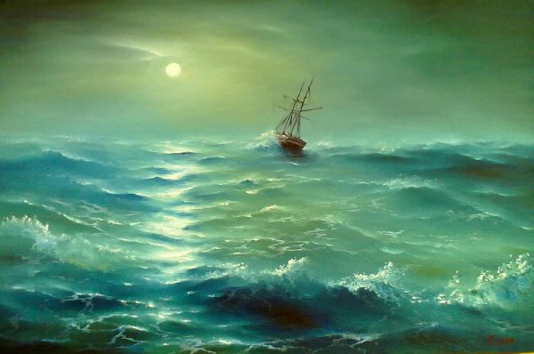 Художник Лим Сергей море маринист