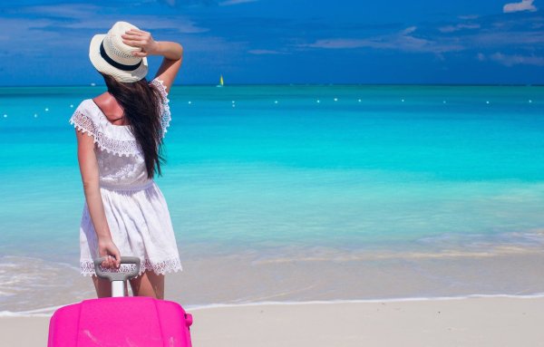 Путешественница с чемоданом