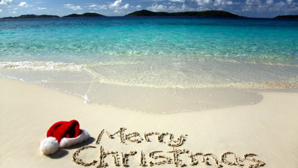 Новый год на пляже