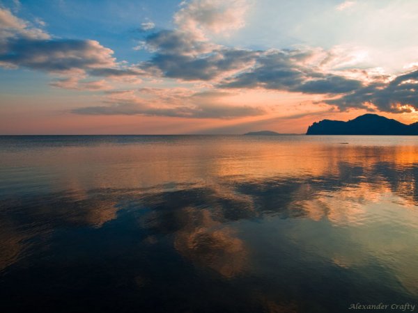 Полный штиль на море