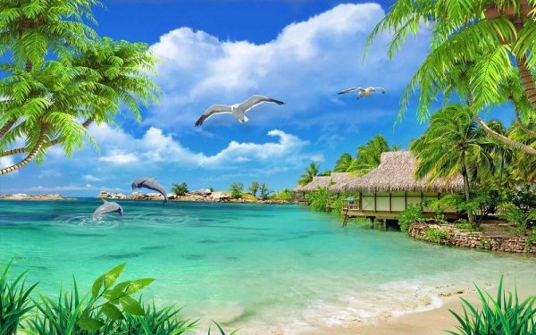 Фотообои морской пейзаж