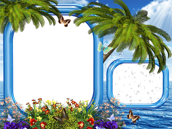 Фоторамка море