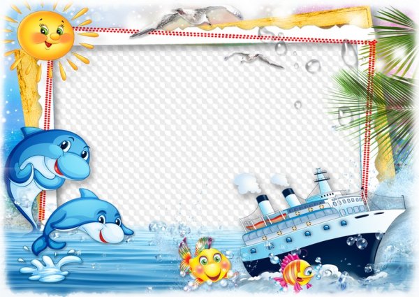 Рамка морская тематика