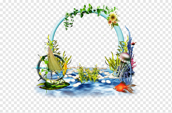 Рамка рыбки