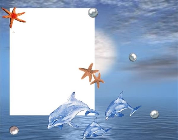 Рамка море