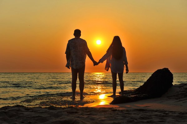 Закат вдвоем