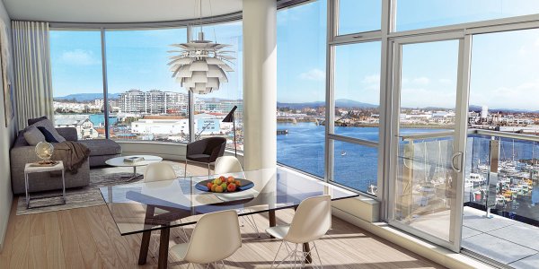 Красивый вид с балкона