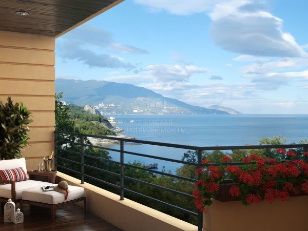 Спальня с видом на море