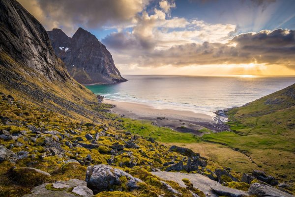 Берег острова Норвегия