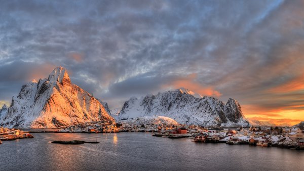 Лофотенские острова утро
