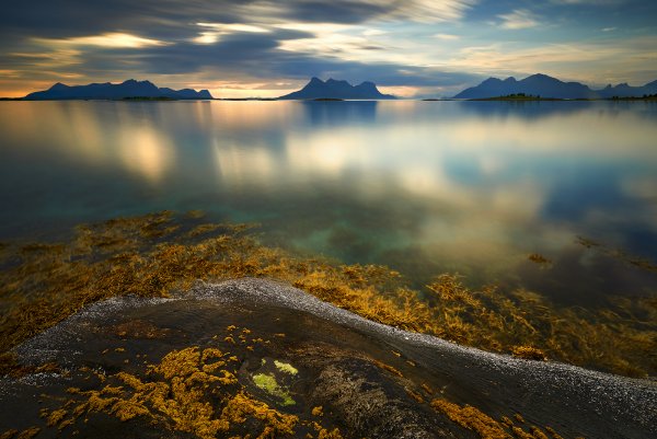 Норвегия берег моря