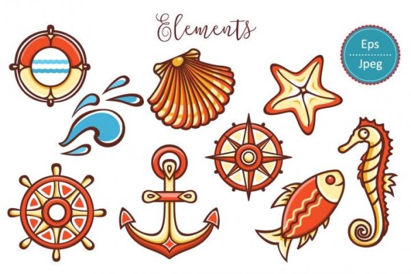 Иконки морская тематика