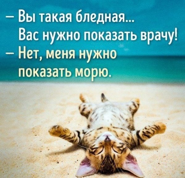 Цитаты про отпуск на море