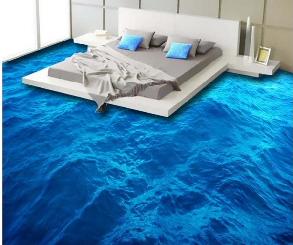 3д наливной пол с подсветкой