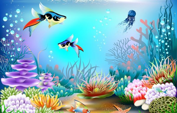 Морское дно для детей