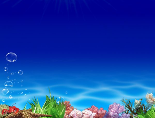 Морское дно для детей