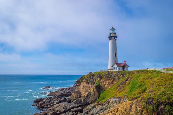 Маяк Bass Harbor head Lighthouse, Мэн (США)