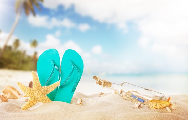 Лето море пляж