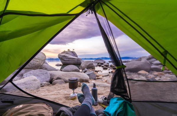 Палатка вид сверху