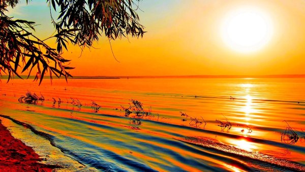 Оранжевый закат