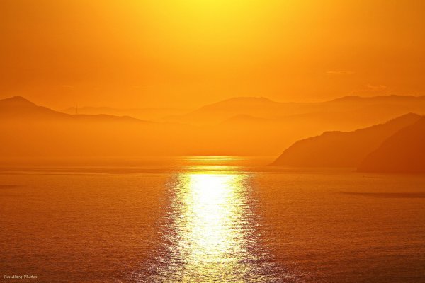 Красивые пейзажи в оранжевых тонах