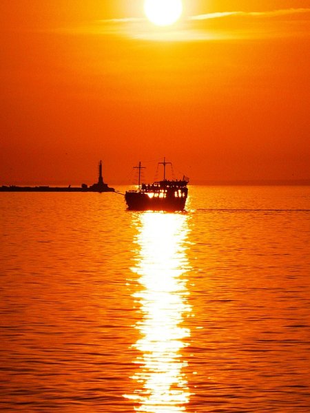 Рыжий закат