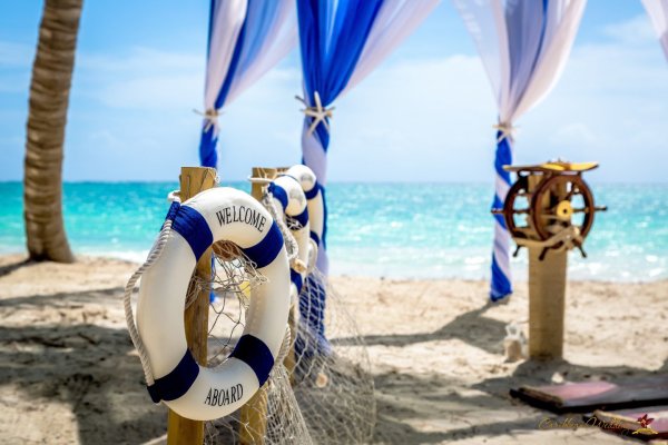 День рождения в морском стиле