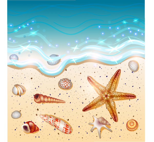 Морской пейзаж карандашом