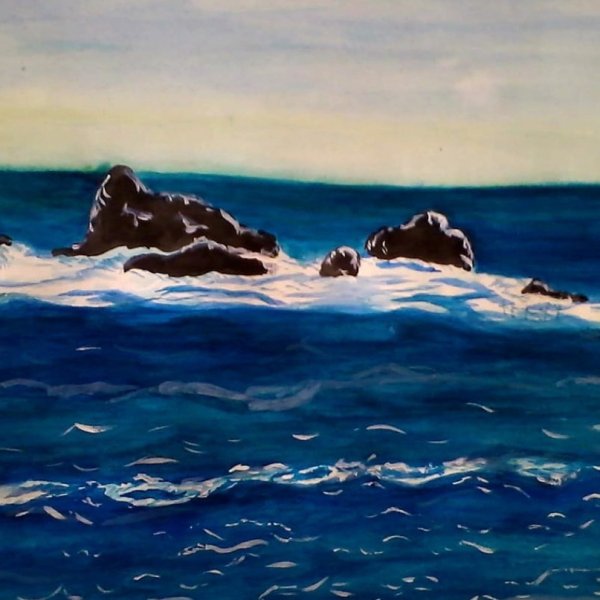 Море небо вектор