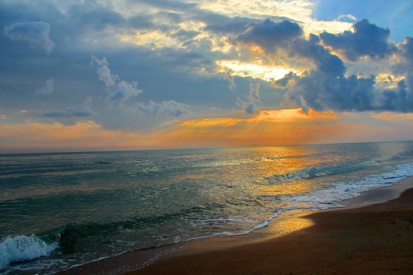 Букет на фоне моря