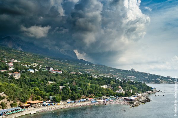 Крым Алушта море