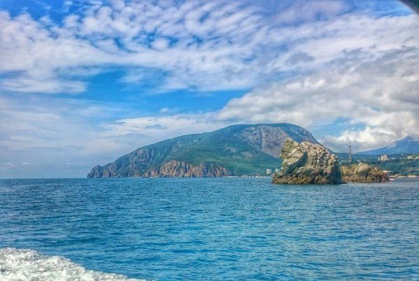 Ночная набережная Алушты