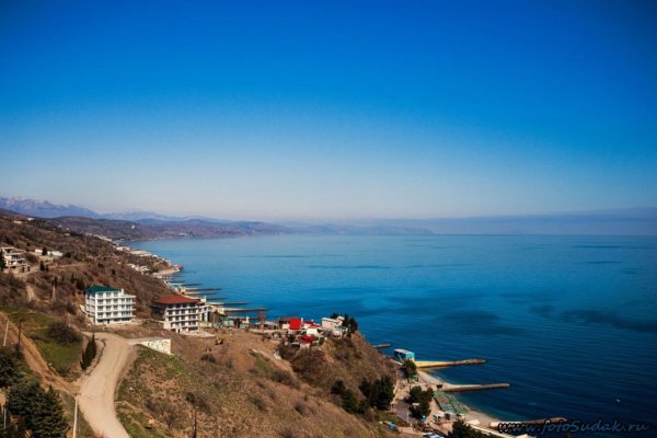 Алушта вид на море с набережной