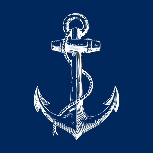 Морская тематика якорь
