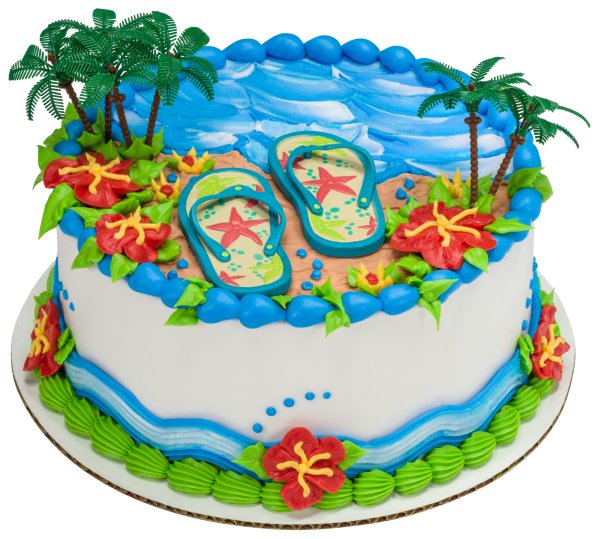 Торт море и пляж