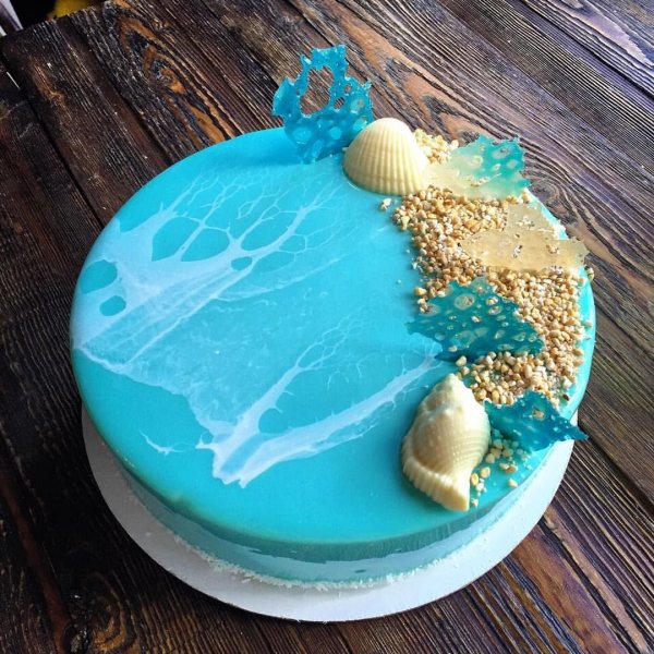 Муссовый торт морской
