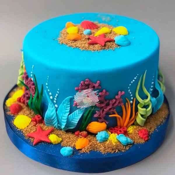 Торт морской детский