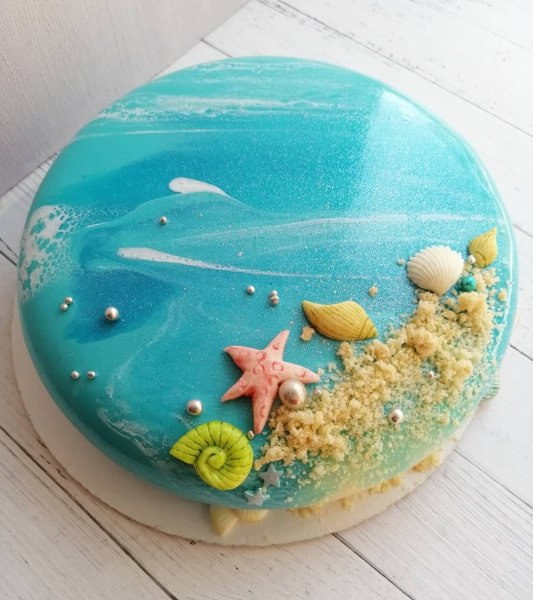Муссовый торт морской