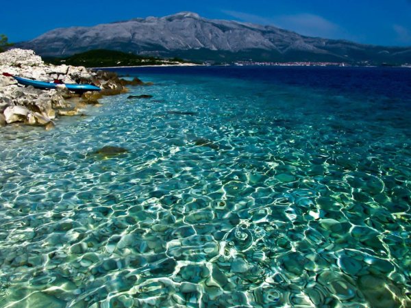 Адриатическое море Хорватия пляж