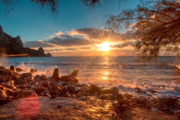 Утро на море