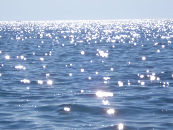 Солнечные блики на воде