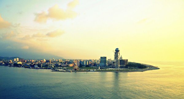 Батуми панорама вид с моря