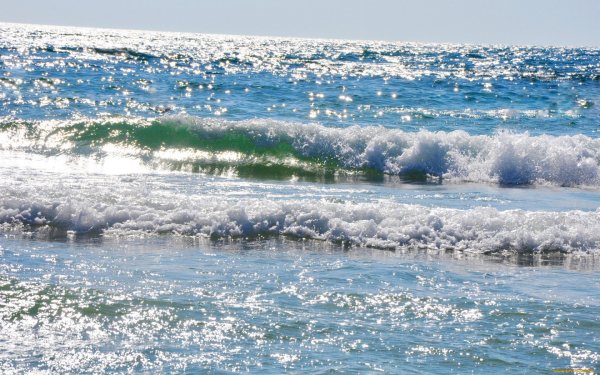 Блеск воды море