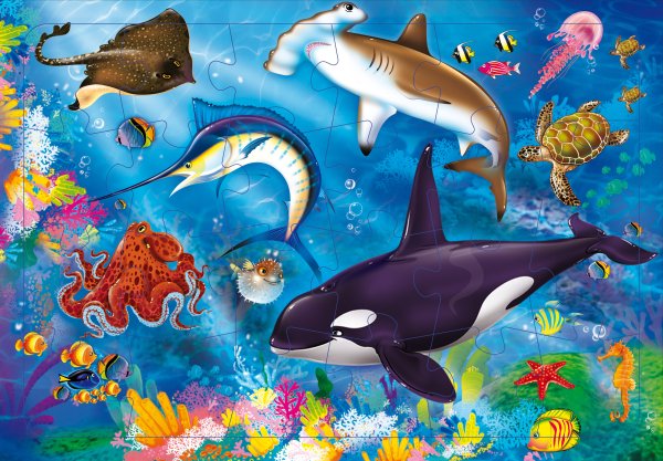 Морские обитатели задания для детей